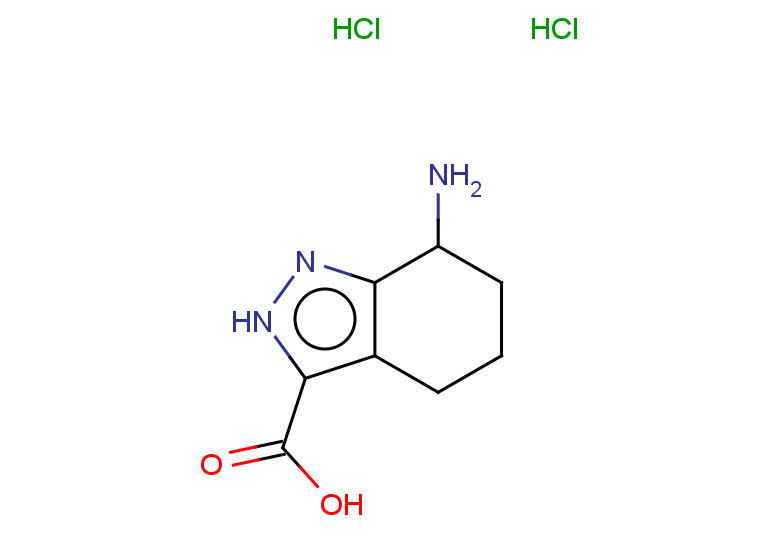 7-amino-4,5,6,7-tetrahydro-2H-indazole-3-carboxylic acid dihydrochloride