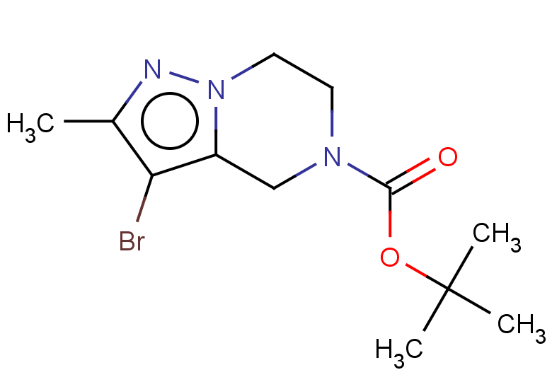 tert-butyl 3-bromo-2-methyl-4H,5H,6H,7H-pyrazolo[1,5-a]pyrazine-5-carboxylate