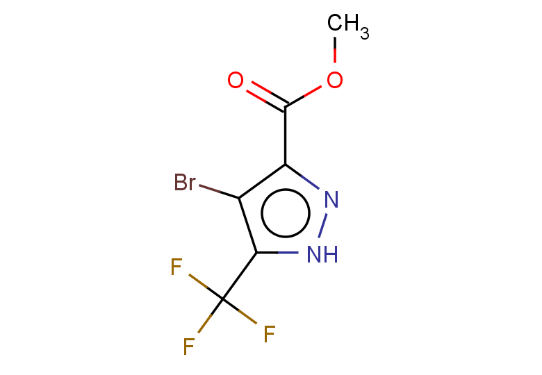 methyl 4-bromo-5-(trifluoromethyl)-1H-pyrazole-3-carboxylate