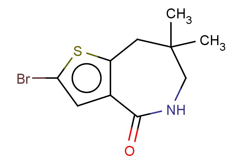 2-bromo-7,7-dimethyl-4H,5H,6H,7H,8H-thieno[3,2-c]azepin-4-one