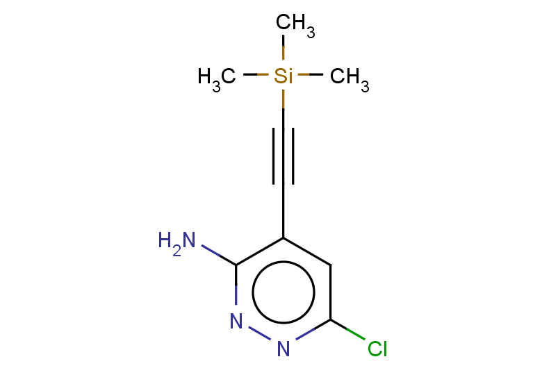 6-chloro-4-[2-(trimethylsilyl)ethynyl]pyridazin-3-amine