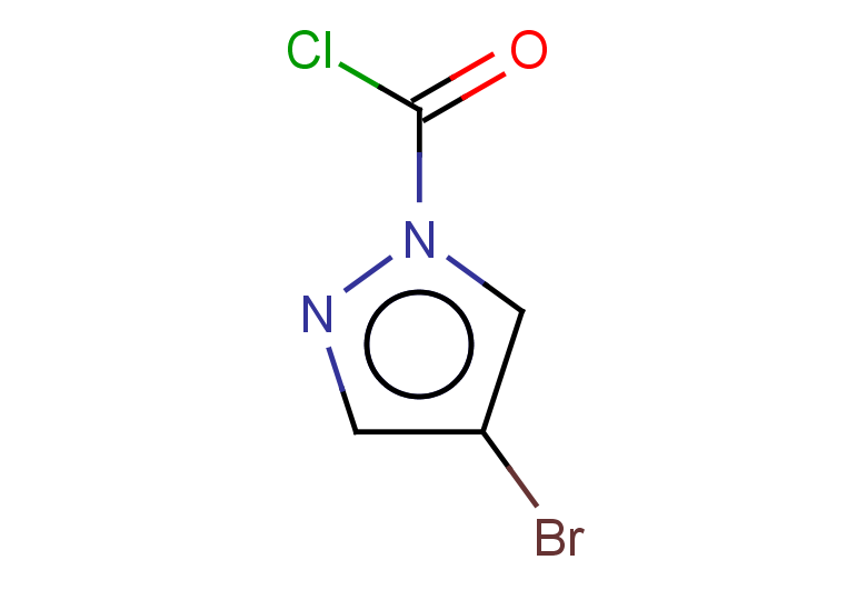 4-bromo-1H-pyrazole-1-carbonyl chloride
