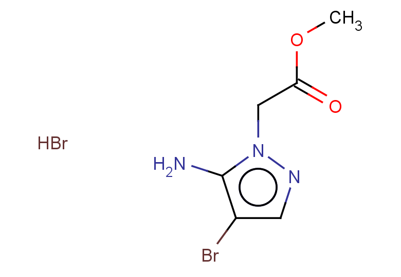 methyl 2-(5-amino-4-bromo-1H-pyrazol-1-yl)acetate hydrobromide