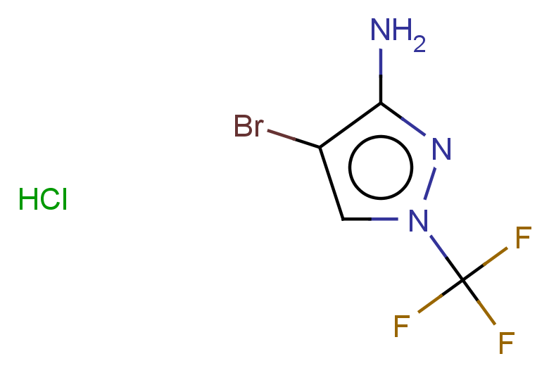4-bromo-1-(trifluoromethyl)-1H-pyrazol-3-amine hydrochloride