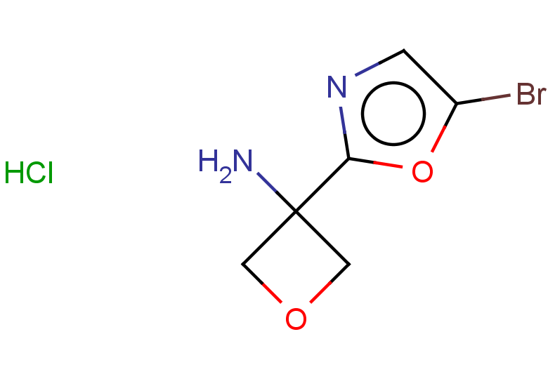3-(5-bromo-1,3-oxazol-2-yl)oxetan-3-amine hydrochloride