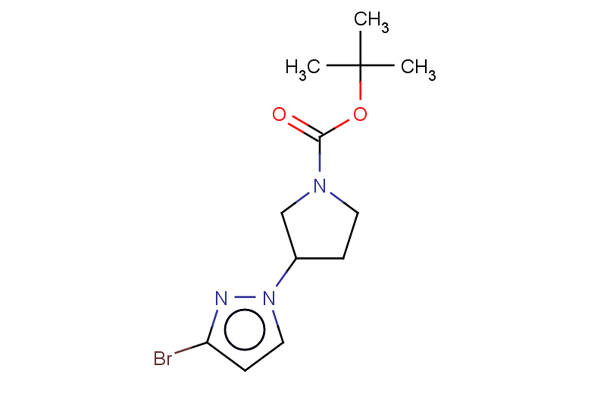 tert-butyl 3-(3-bromo-1H-pyrazol-1-yl)pyrrolidine-1-carboxylate
