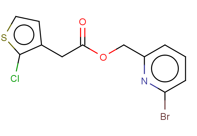 (6-bromopyridin-2-yl)methyl 2-(2-chlorothiophen-3-yl)acetate