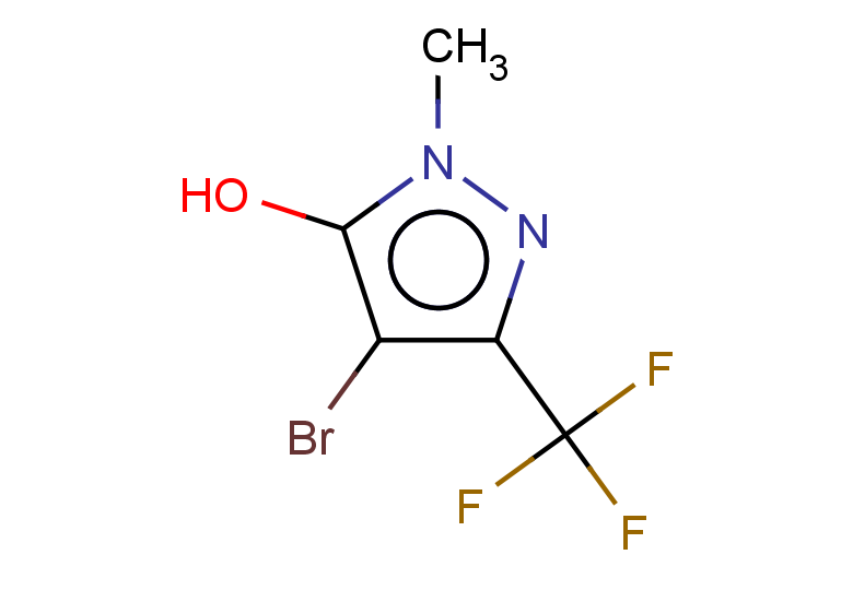4-bromo-1-methyl-3-(trifluoromethyl)-1H-pyrazol-5-ol