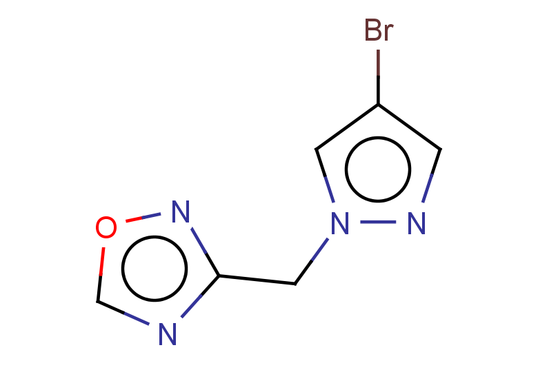 3-[(4-bromo-1H-pyrazol-1-yl)methyl]-1,2,4-oxadiazole
