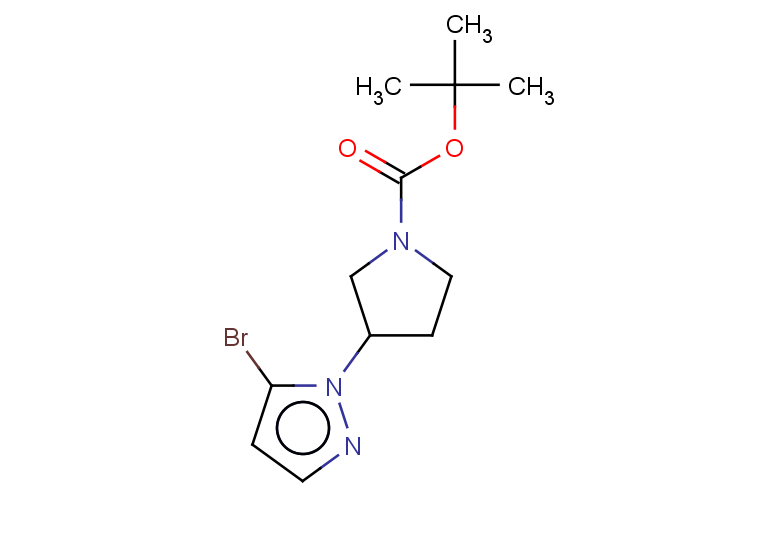 tert-butyl 3-(5-bromo-1H-pyrazol-1-yl)pyrrolidine-1-carboxylate
