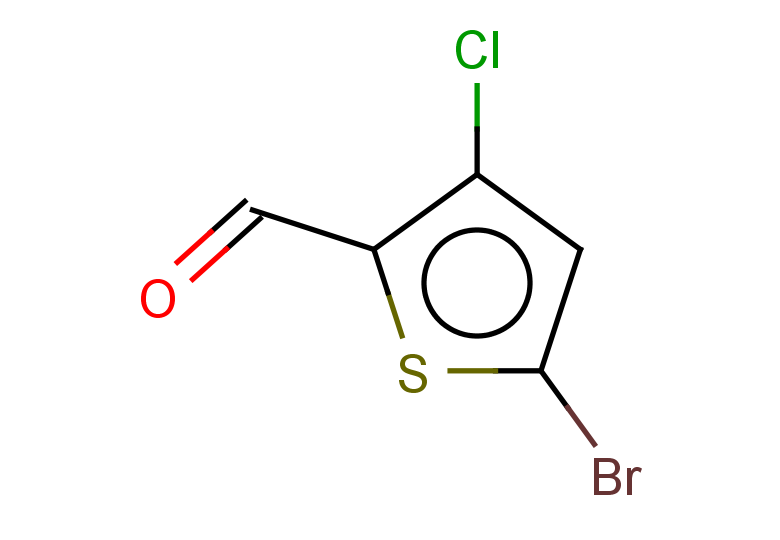 5-bromo-3-chlorothiophene-2-carbaldehyde