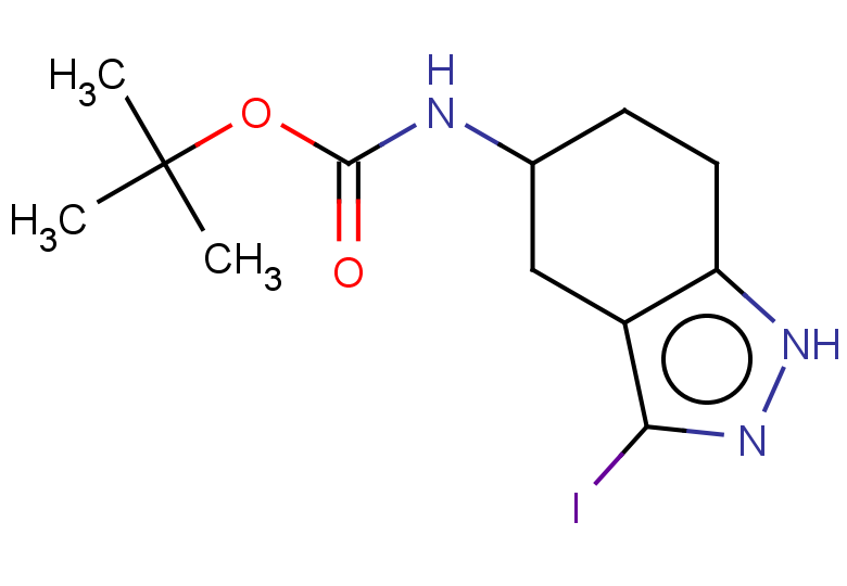 tert-butyl N-(3-iodo-4,5,6,7-tetrahydro-1H-indazol-5-yl)carbamate