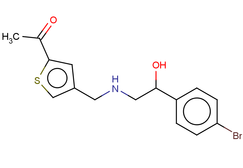 1-[4-({[2-(4-bromophenyl)-2-hydroxyethyl]amino}methyl)thiophen-2-yl]ethan-1-one