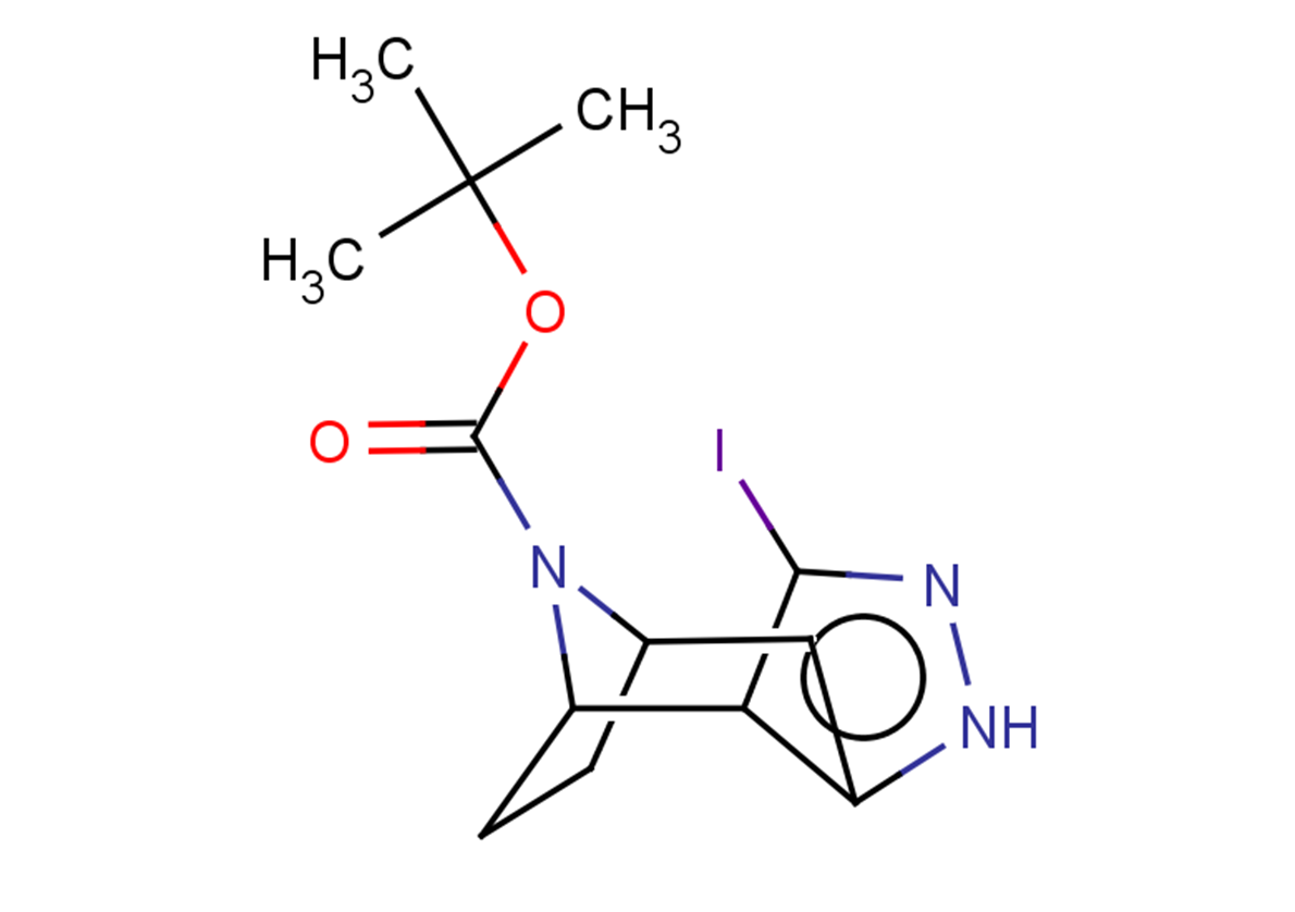tert-butyl 3-iodo-4,5,11-triazatricyclo[6.2.1.0^{2,6}]undeca-2(6),3-diene-11-carboxylate