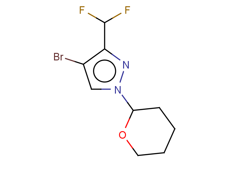 4-bromo-3-(difluoromethyl)-1-(oxan-2-yl)-1H-pyrazole