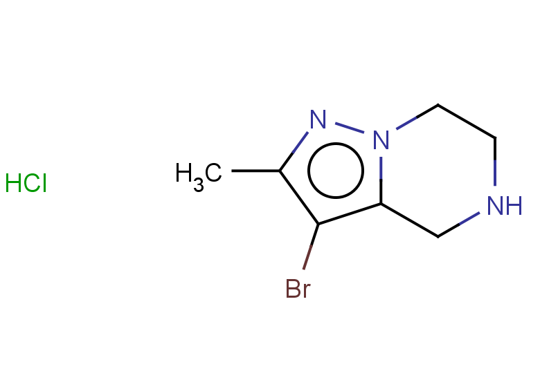 3-bromo-2-methyl-4H,5H,6H,7H-pyrazolo[1,5-a]pyrazine hydrochloride