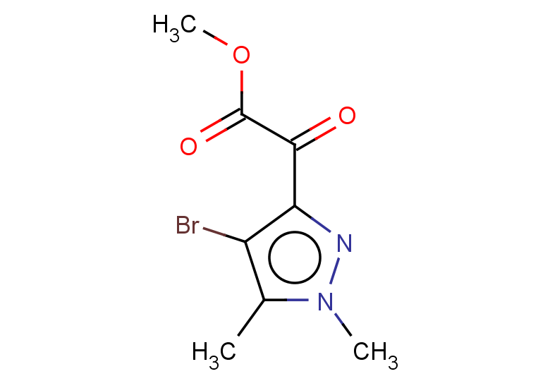methyl 2-(4-bromo-1,5-dimethyl-1H-pyrazol-3-yl)-2-oxoacetate