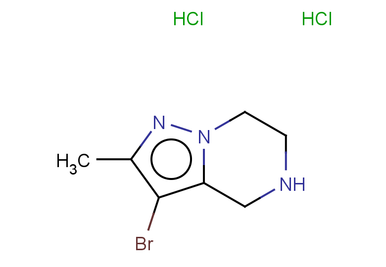 3-bromo-2-methyl-4H,5H,6H,7H-pyrazolo[1,5-a]pyrazine dihydrochloride