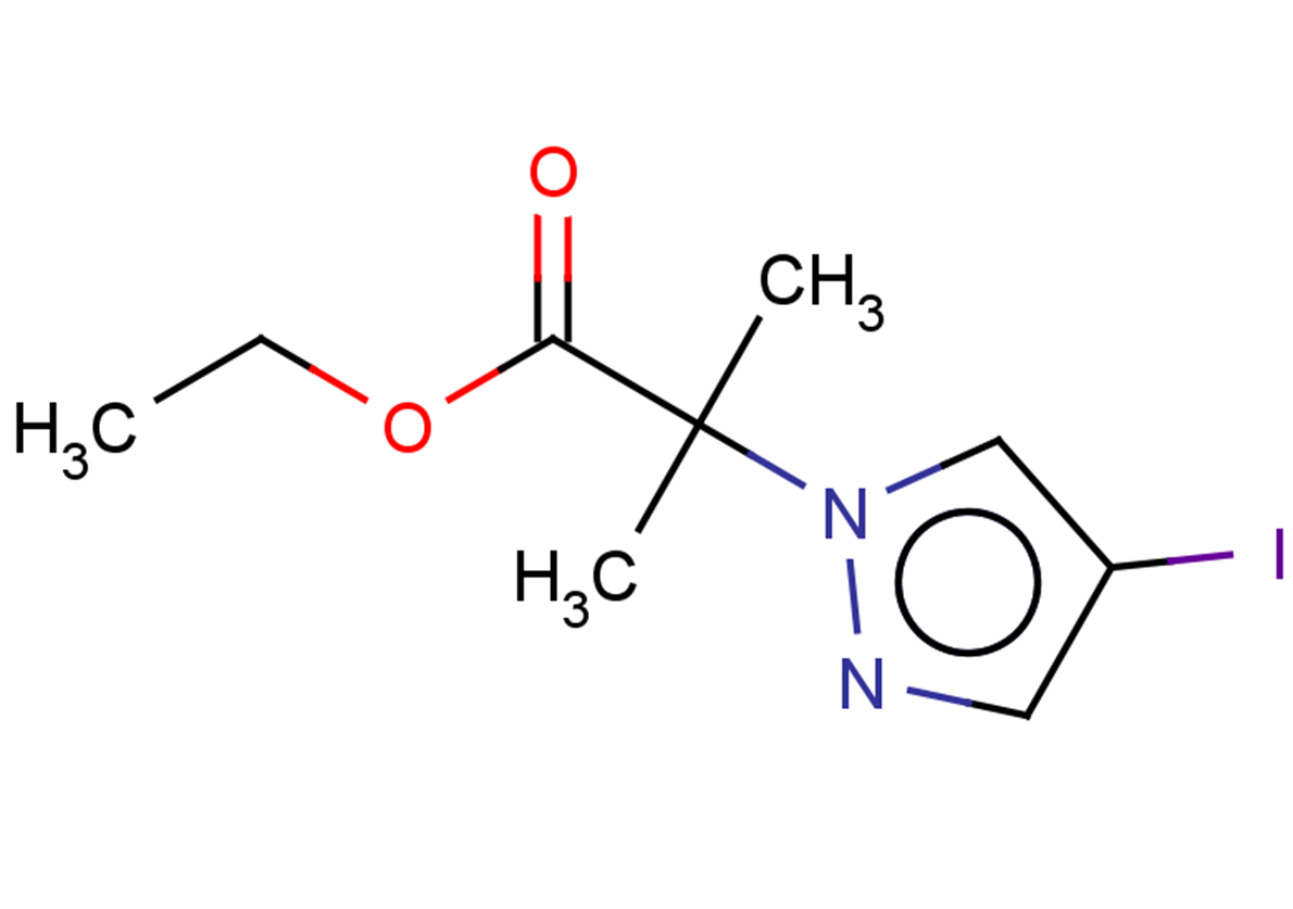 ethyl 2-(4-iodo-1H-pyrazol-1-yl)-2-methylpropanoate