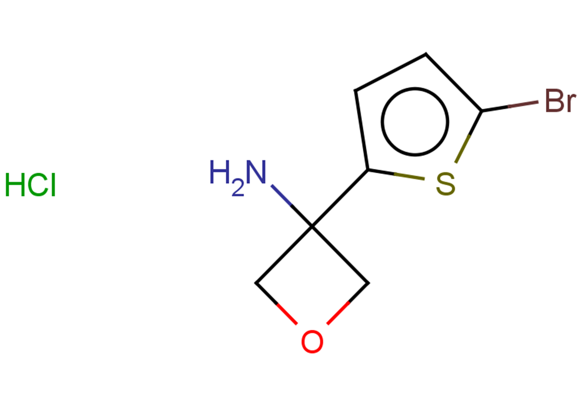 3-(5-bromothiophen-2-yl)oxetan-3-amine hydrochloride