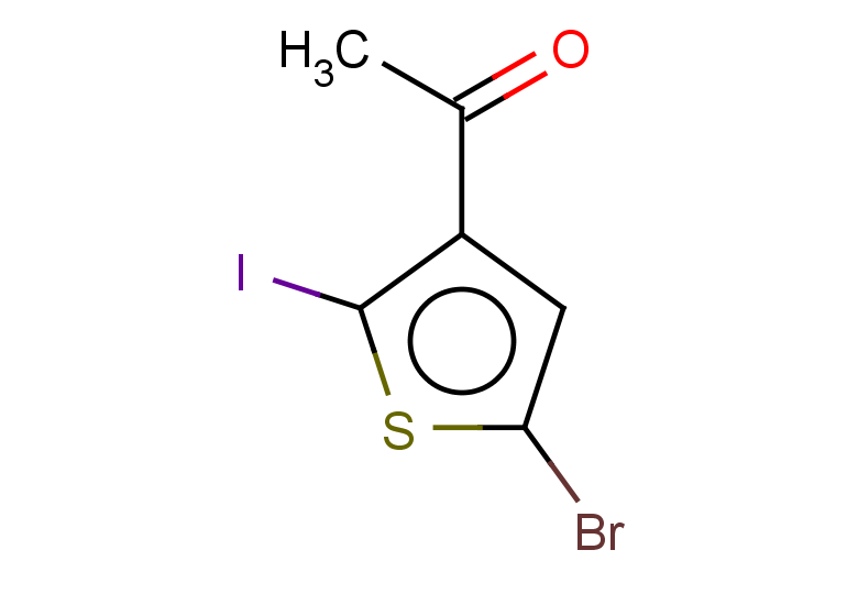 1-(5-bromo-2-iodothiophen-3-yl)ethan-1-one