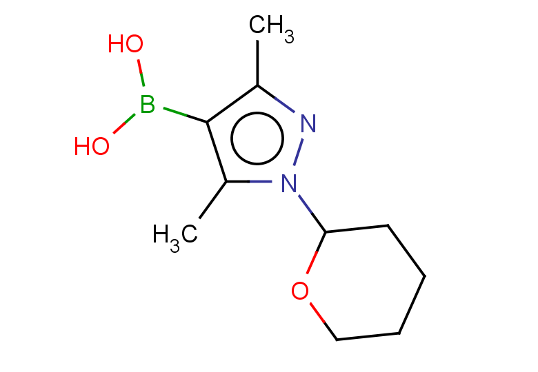 [3,5-dimethyl-1-(oxan-2-yl)-1H-pyrazol-4-yl]boranediol