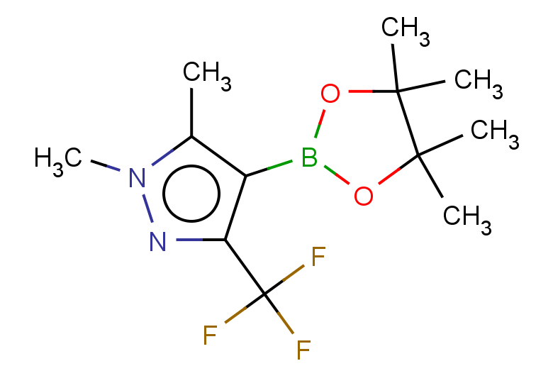 1,5-dimethyl-4-(4,4,5,5-tetramethyl-1,3,2-dioxaborolan-2-yl)-3-(trifluoromethyl)-1H-pyrazole