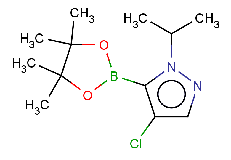 4-chloro-1-(propan-2-yl)-5-(4,4,5,5-tetramethyl-1,3,2-dioxaborolan-2-yl)-1H-pyrazole