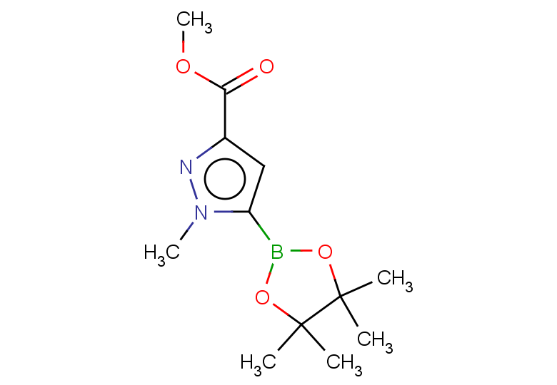 methyl 1-methyl-5-(4,4,5,5-tetramethyl-1,3,2-dioxaborolan-2-yl)-1H-pyrazole-3-carboxylate