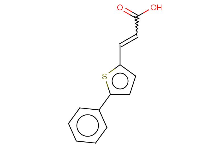 3-(5-phenylthiophen-2-yl)prop-2-enoic acid