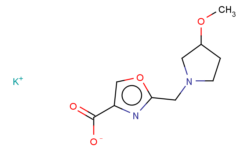 potassium 2-[(3-methoxypyrrolidin-1-yl)methyl]-1,3-oxazole-4-carboxylate