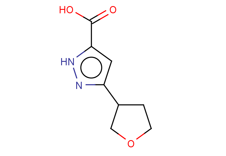 3-(oxolan-3-yl)-1H-pyrazole-5-carboxylic acid