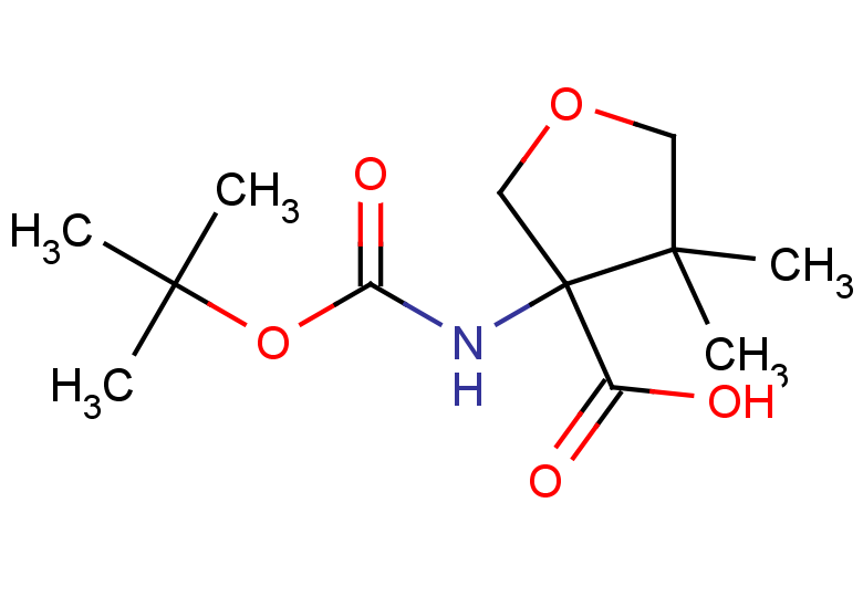 3-{[(tert-butoxy)carbonyl]amino}-4,4-dimethyloxolane-3-carboxylic acid