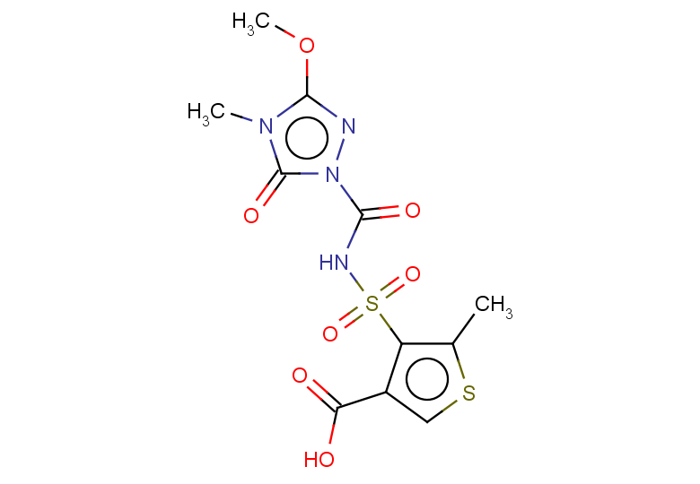 4-{[(3-methoxy-4-methyl-5-oxo-4,5-dihydro-1H-1,2,4-triazol-1-yl)carbonylamino]sulfonyl}-5-methylthiophene-3-carboxylic acid