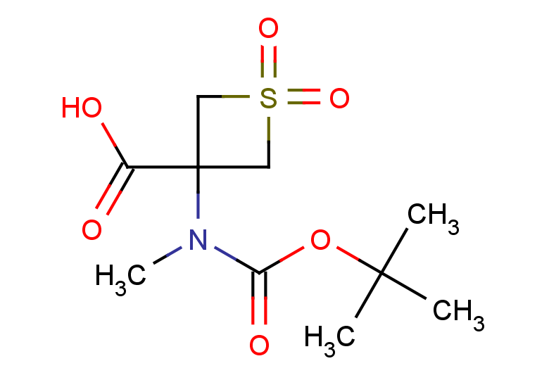 3-{[(tert-butoxy)carbonyl](methyl)amino}-1,1-dioxo-1$l^{6}-thietane-3-carboxylic acid