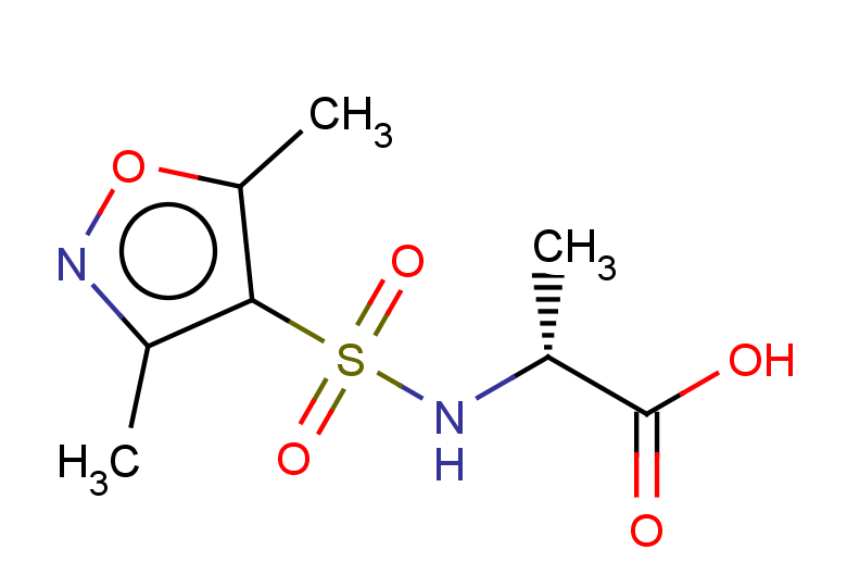 (2R)-2-(3,5-dimethyl-1,2-oxazole-4-sulfonamido)propanoic acid