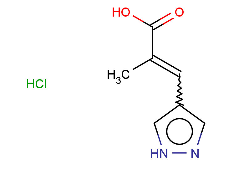 2-methyl-3-(1H-pyrazol-4-yl)prop-2-enoic acid hydrochloride