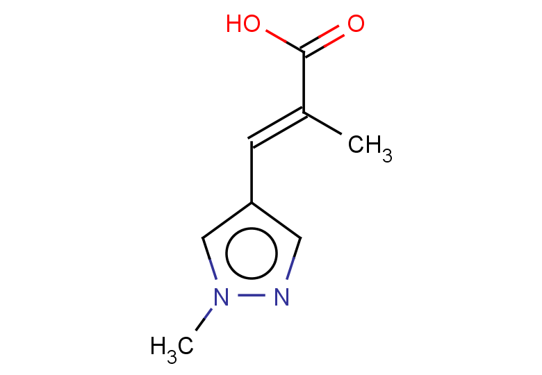 (2E)-2-methyl-3-(1-methyl-1H-pyrazol-4-yl)prop-2-enoic acid