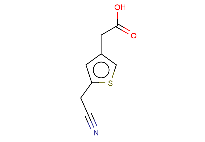 2-[5-(cyanomethyl)thiophen-3-yl]acetic acid