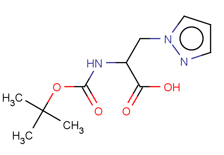 2-{[(tert-butoxy)carbonyl]amino}-3-(1H-pyrazol-1-yl)propanoic acid
