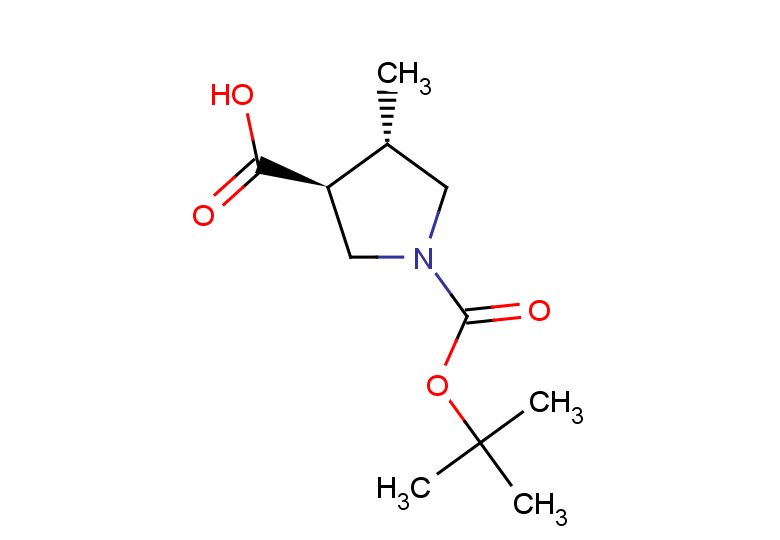(3S,4S)-1-[(tert-butoxy)carbonyl]-4-methylpyrrolidine-3-carboxylic acid
