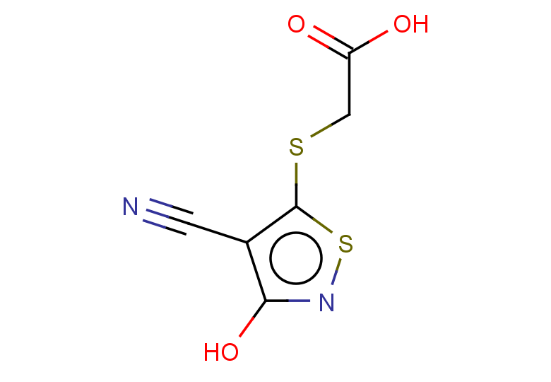 2-[(4-cyano-3-hydroxy-1,2-thiazol-5-yl)sulfanyl]acetic acid