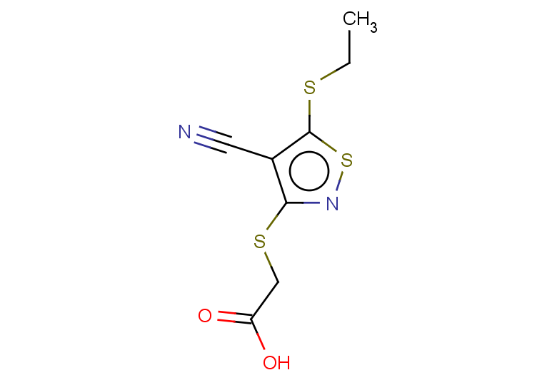 2-{[4-cyano-5-(ethylsulfanyl)-1,2-thiazol-3-yl]sulfanyl}acetic acid