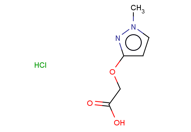2-[(1-methyl-1H-pyrazol-3-yl)oxy]acetic acid hydrochloride