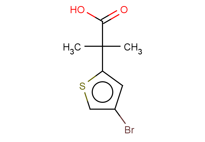 2-(4-bromothiophen-2-yl)-2-methylpropanoic acid