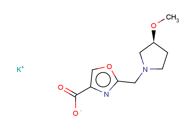 potassium 2-{[(3S)-3-methoxypyrrolidin-1-yl]methyl}-1,3-oxazole-4-carboxylate