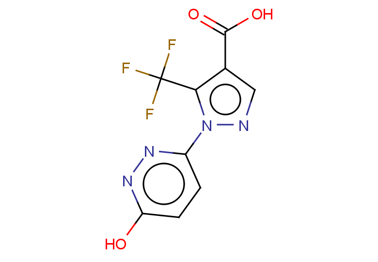 1-(6-hydroxypyridazin-3-yl)-5-(trifluoromethyl)-1H-pyrazole-4-carboxylic acid