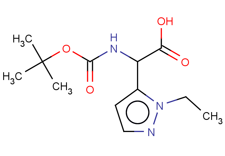 2-{[(tert-butoxy)carbonyl]amino}-2-(1-ethyl-1H-pyrazol-5-yl)acetic acid