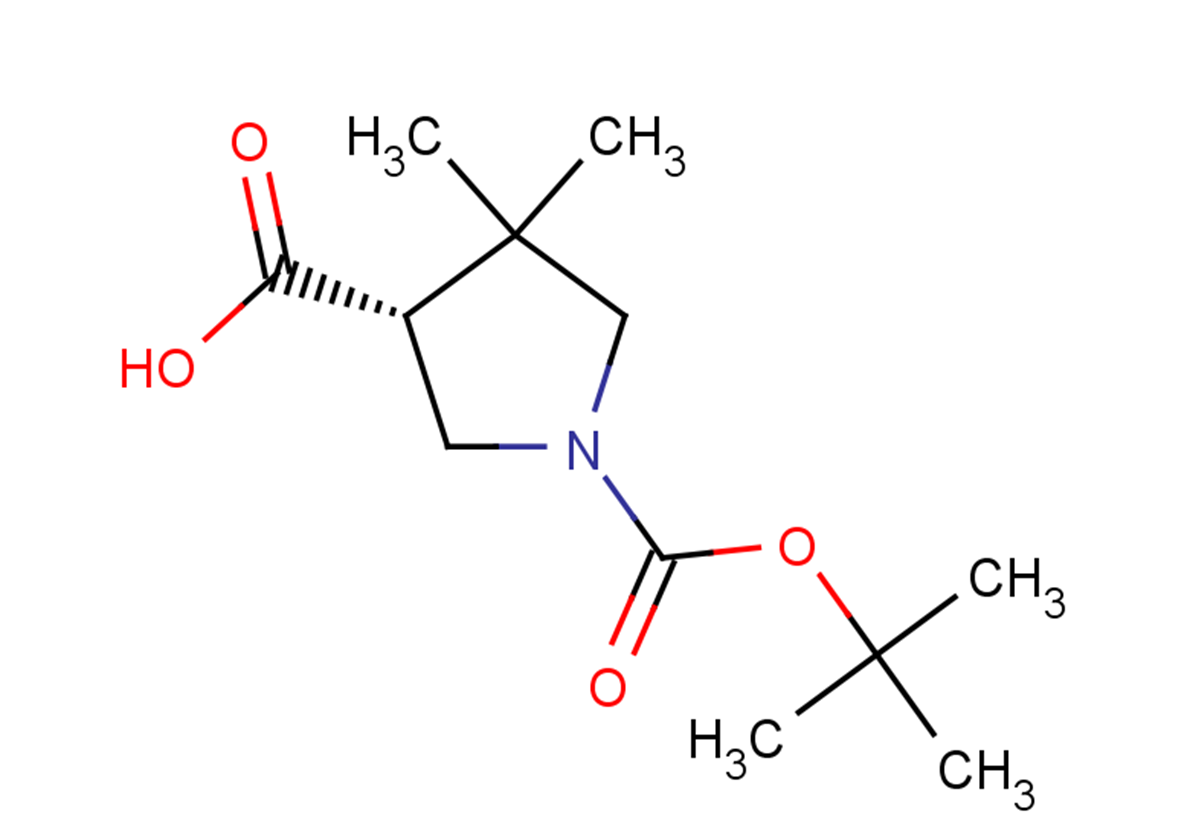 (3R)-1-[(tert-butoxy)carbonyl]-4,4-dimethylpyrrolidine-3-carboxylic acid