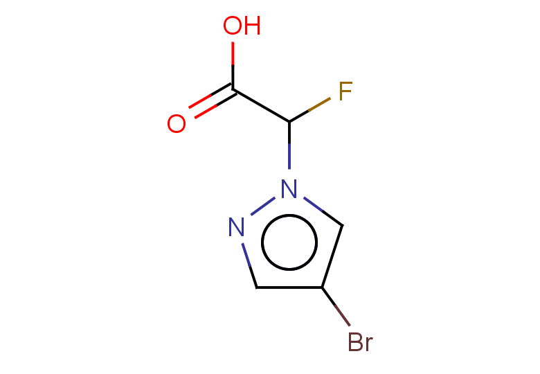 2-(4-bromo-1H-pyrazol-1-yl)-2-fluoroacetic acid